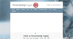Desktop Screenshot of dierenartshoogland.nl